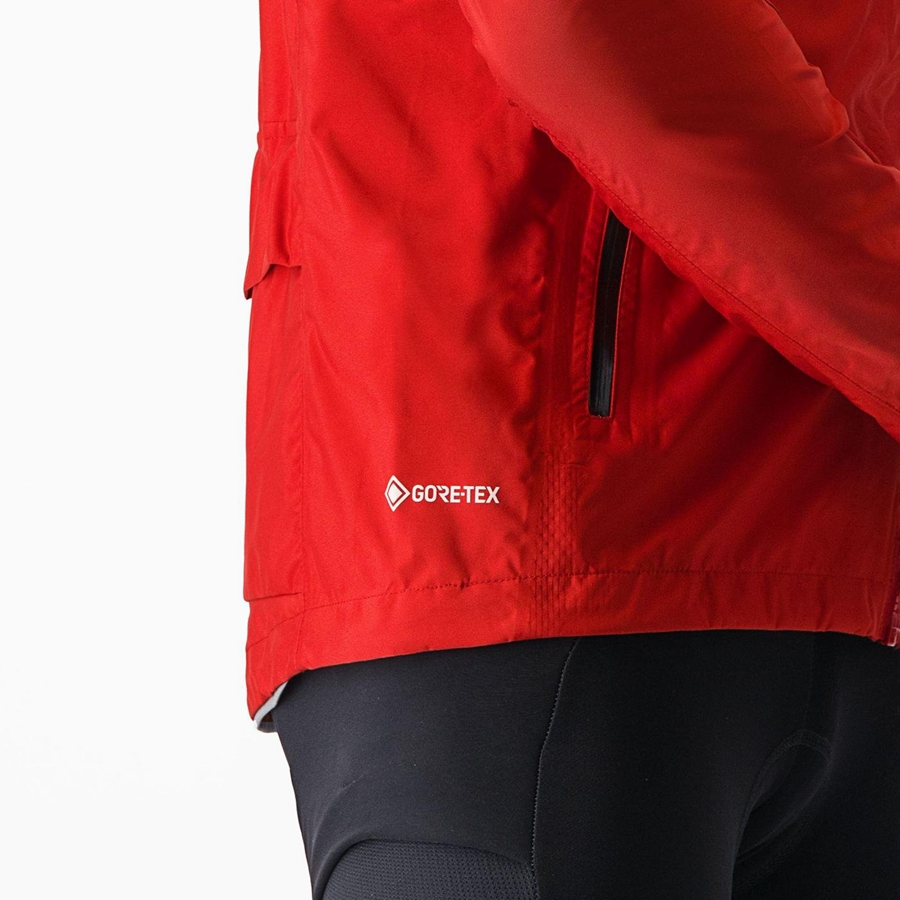 Castelli TRAIL GT Men Jackets Red | AIP-493781