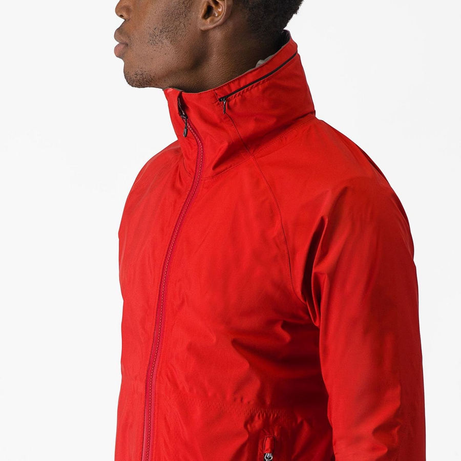 Castelli TRAIL GT Men Jackets Red | AIP-493781