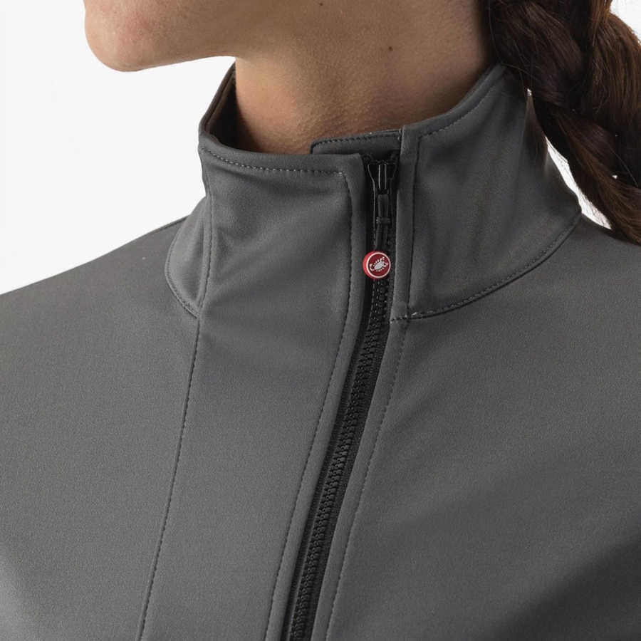 Castelli TRANSITION 2 W Women Jackets Grey | JHZ-912873