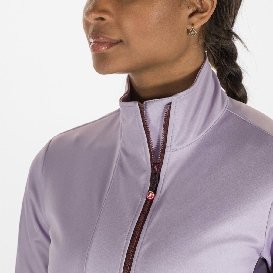 Castelli TRANSITION 2 W Women Jackets Purple | ZKS-520613