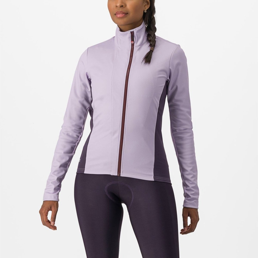 Castelli TRANSITION 2 W Women Jackets Purple | ZKS-520613