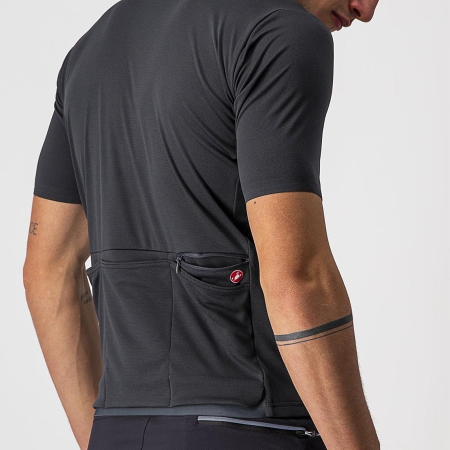 Castelli UNLIMITED ALLROAD Men Jersey Dark Grey | POQ-253684