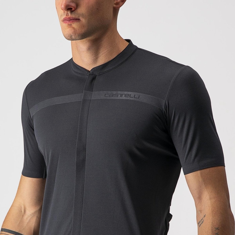 Castelli UNLIMITED ALLROAD Men Jersey Dark Grey | POQ-253684