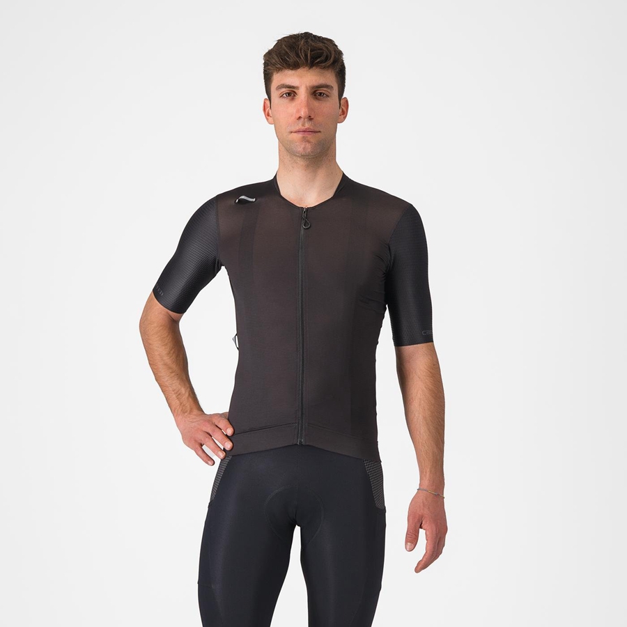 Castelli UNLIMITED PRO Men Jersey Black | WNF-921830