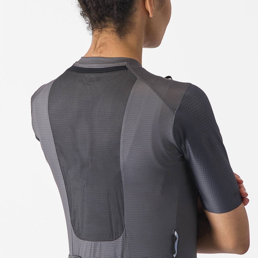 Castelli UNLIMITED PRO W Women Jersey Dark Grey | XMG-092561