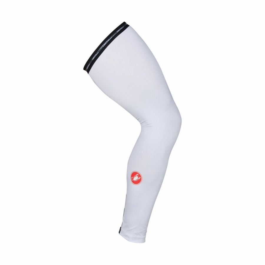 Castelli UPF 50 + LIGHT LEG SLEEVES Women Leg Warmer White | PQM-849302