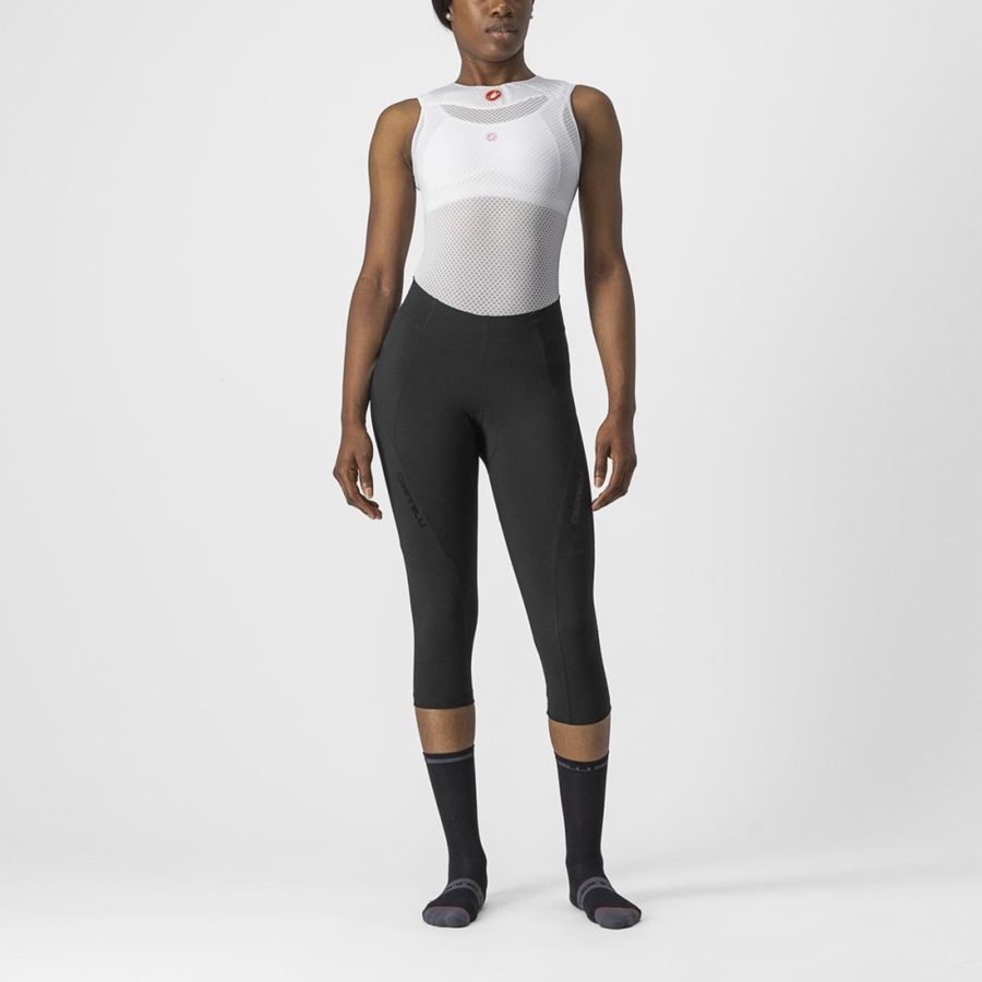 Castelli VELOCISSIMA 3 KNICKER Women Leggings Black / Black | CBX-682901