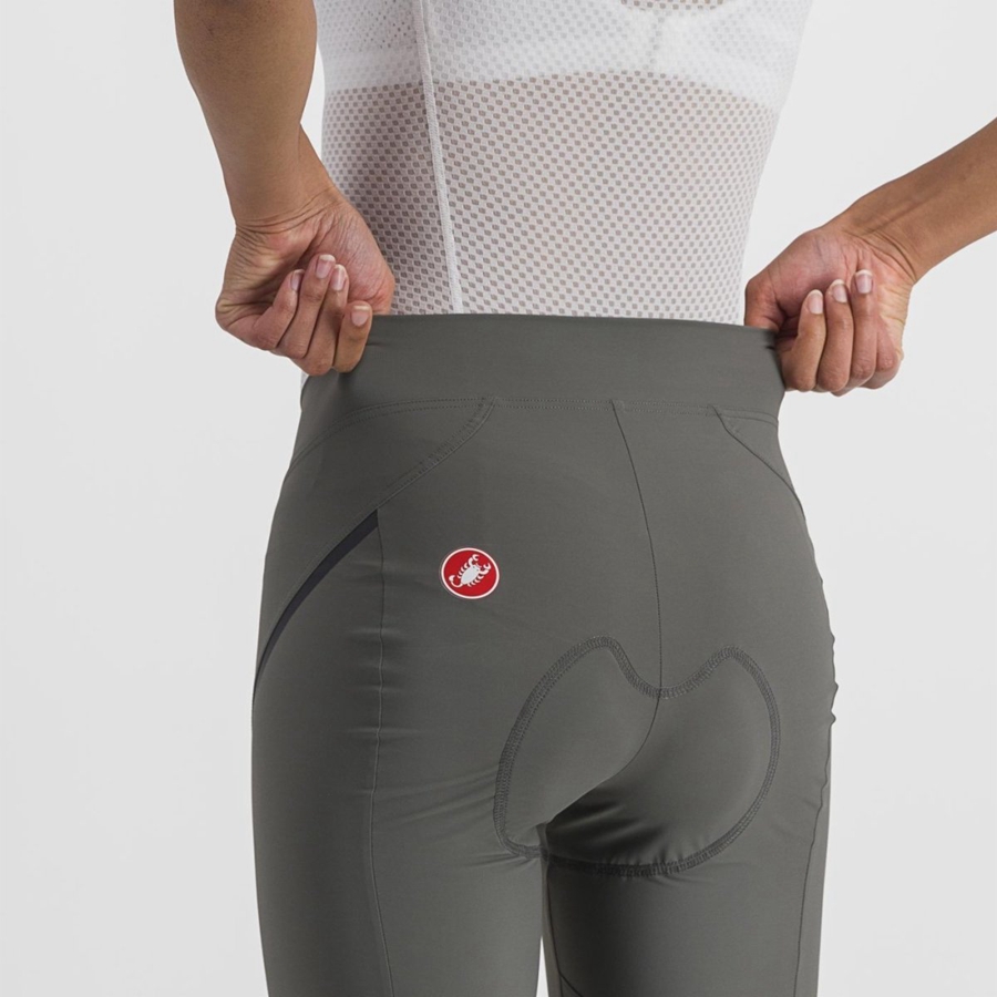 Castelli VELOCISSIMA 3 KNICKER Women Leggings Grey / Dark Grey | PCD-359142