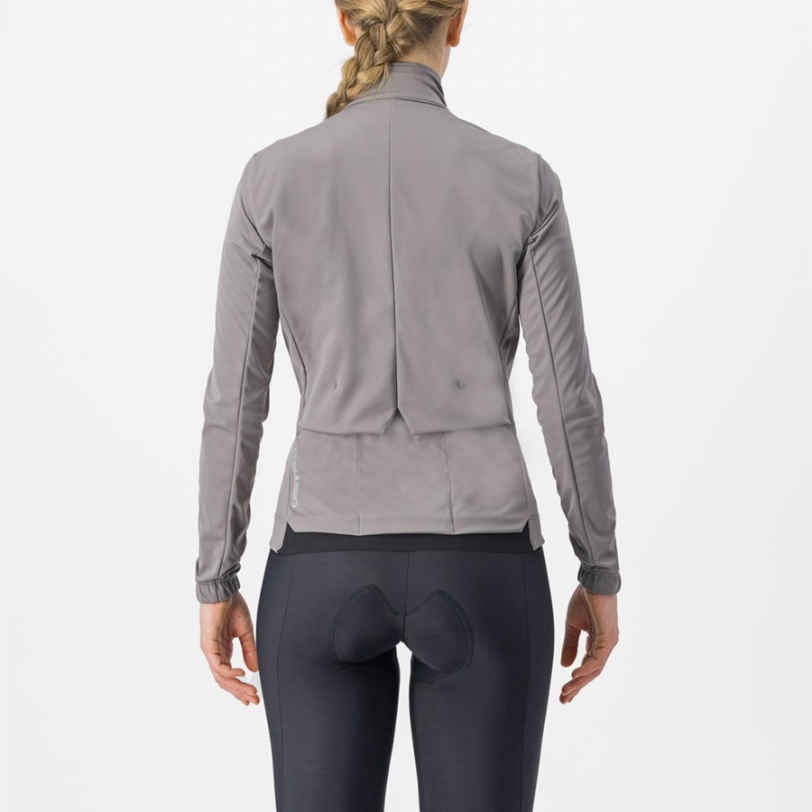 Castelli VENTO TRAIL Women Jackets Grey | DMR-507831